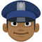 Police Officer - Medium Black emoji on Facebook